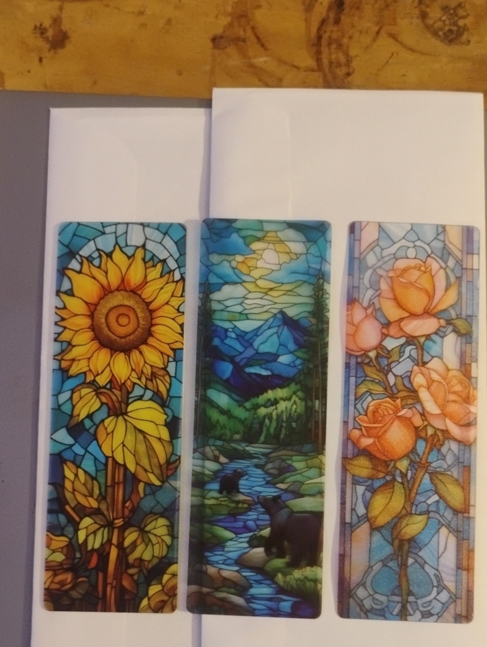 Bookmarks-Stained-Glass Style NWOT